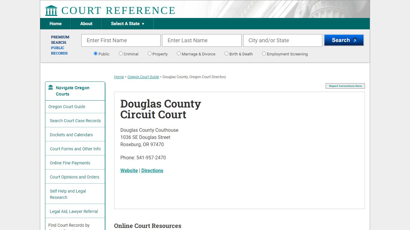 Douglas County Circuit Court